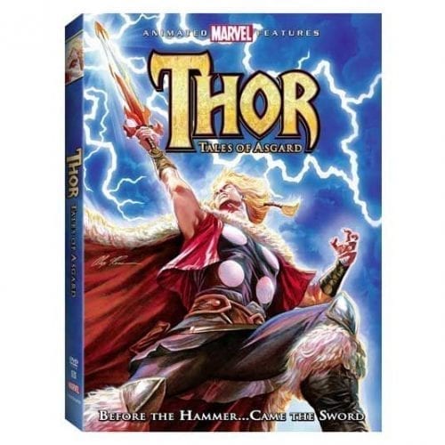 Película Thor Tales of Asgard Animated Movie Marvel (DVD)