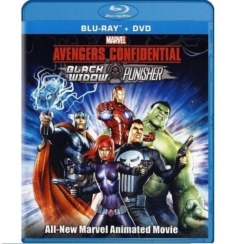 Película Avengers Confidential - Black Widow & Punisher PT Avengers Marvel (DVD)