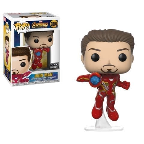 Figura Iron Man Funko POP Avengers Infinity War Marvel Sin Máscara (Edición Especial)