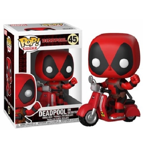 Figura Deadpool en Scooter Funko POP Deadpool Marvel