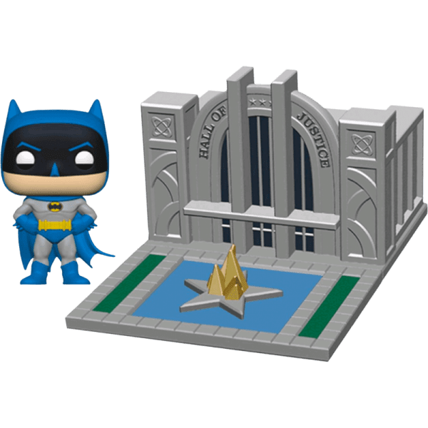 Figura Batman Funko POP Batman DC Comics con Salón de la Justicia