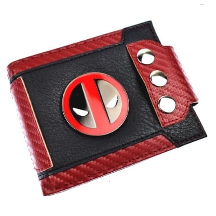 Billetera de Botones para Ajustar a Cinturón Deadpool Logo Metálico PT Deadpool Marvel