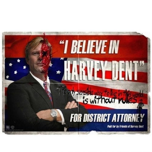 Fotografía Yo creo en Harvey Dent Poof B Batman DC Comics