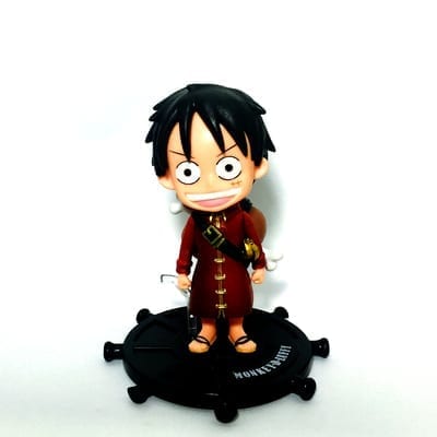 Figura Luffy PT One Piece Anime Base Negra (Copia)