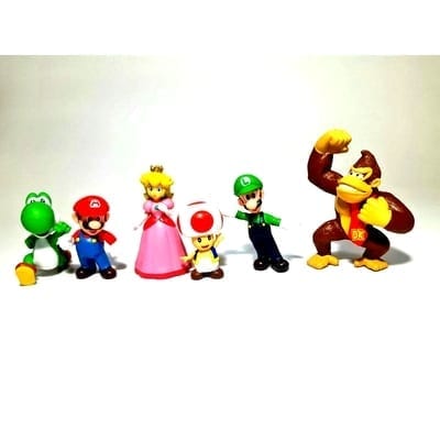 Figura Personajes Varios PT Mario Bros Videojuegos sin Base 3"