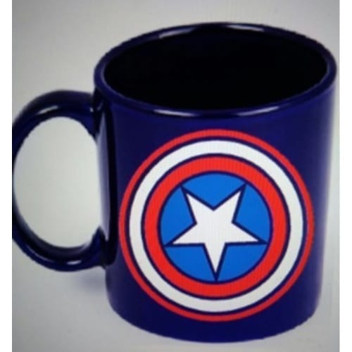 Mug Tallado Capitán América TooGEEK Marvel Escudo