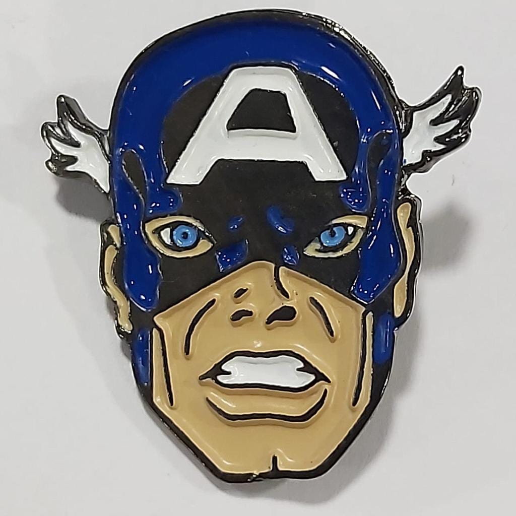 Pin Metálico Capitán América TooGEEK Capitán América Marvel (Color)