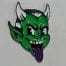 Pin Metálico Diablo Animado TooGEEK Geek Iconos (Color) Verde