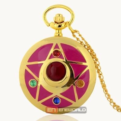 Reloj de Bolsillo Segundo Broche de Transformación PT Sailor Moon Anime