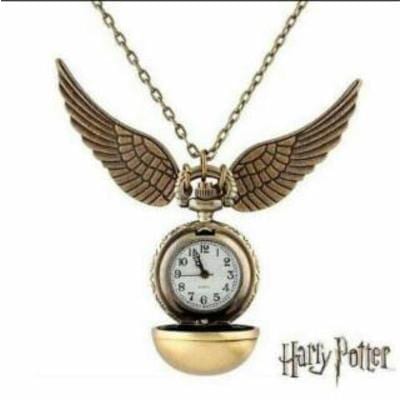 Reloj Metálico Snitch Dorada PT Harry Potter Fantasia
