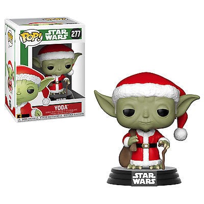 Figura Yoda Funko POP Star Wars Santa