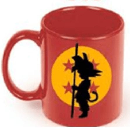 Mug Tallado Goku Niño TooGEEK Dragon Ball Anime Silueta