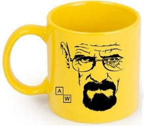 Mug Tallado Walter White TooGEEK Breaking Bad Series en Ceramica