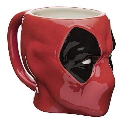 Mug Deadpool PT Marvel Cabeza 3D