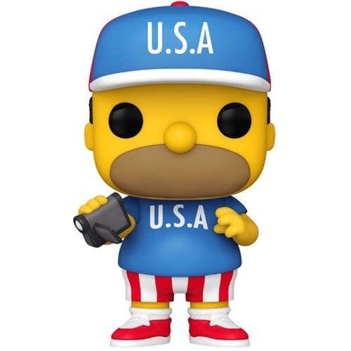 Figura USA Homer Funko POP Animados Homero Patriota