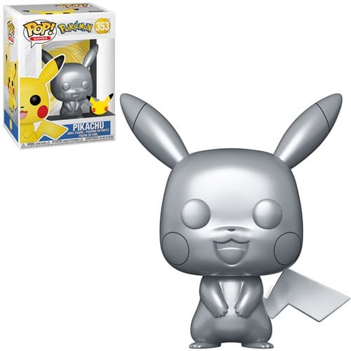 Figura Pikachu Silver Funko POP Pokemon