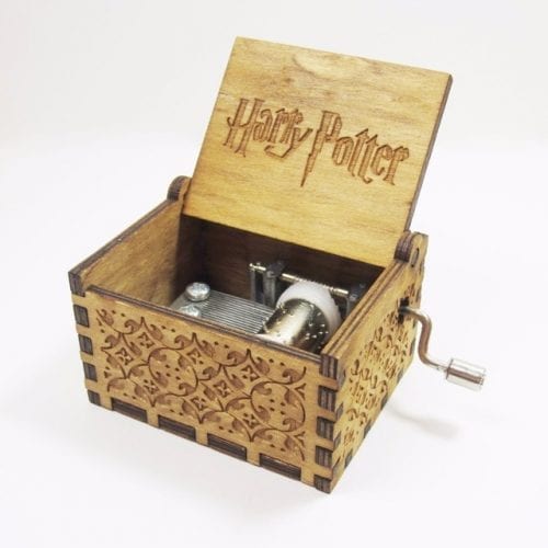 Caja Musical Harry Potter PT Harry Potter Fantasia Madera Melodia Tema Principal Hedwig