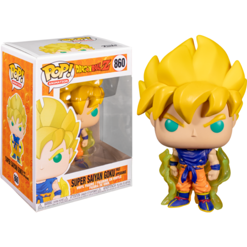 Figura Super Saiyan Goku Funko POP Dragon Ball Animados Resplandor Amarillo