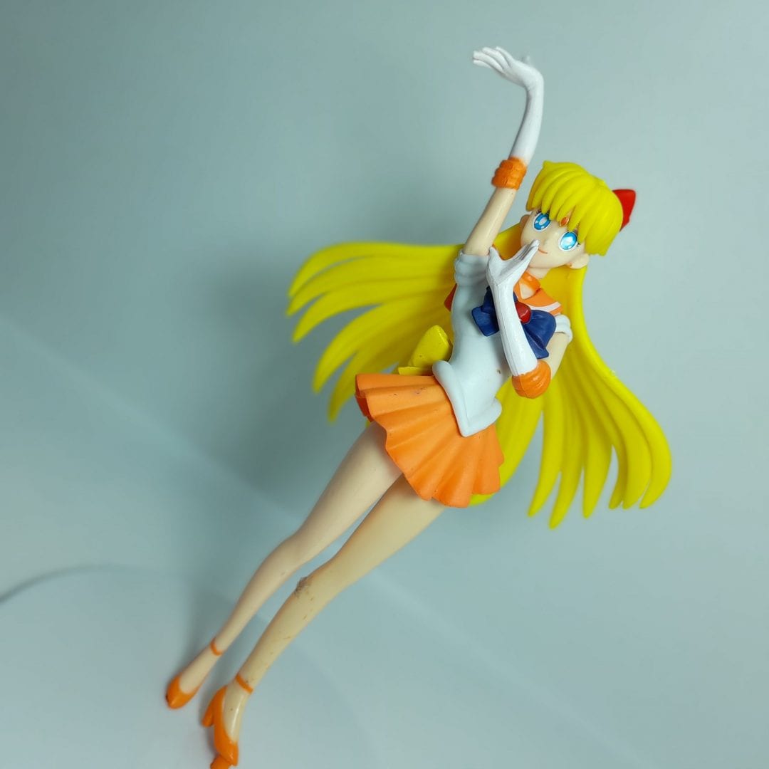 Figura Sailor Venus PT Anime 7'' Base Blanca en Bolsa