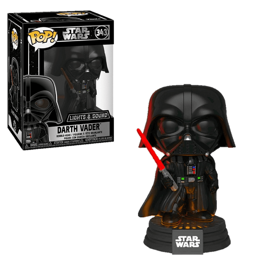 Figura Darth Vader Funko POP con Luces y Sonido Star Wars
