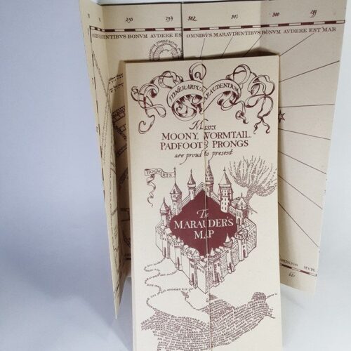 Replica Mapa del Merodeador PT Harry Potter Fantasía Pequeño