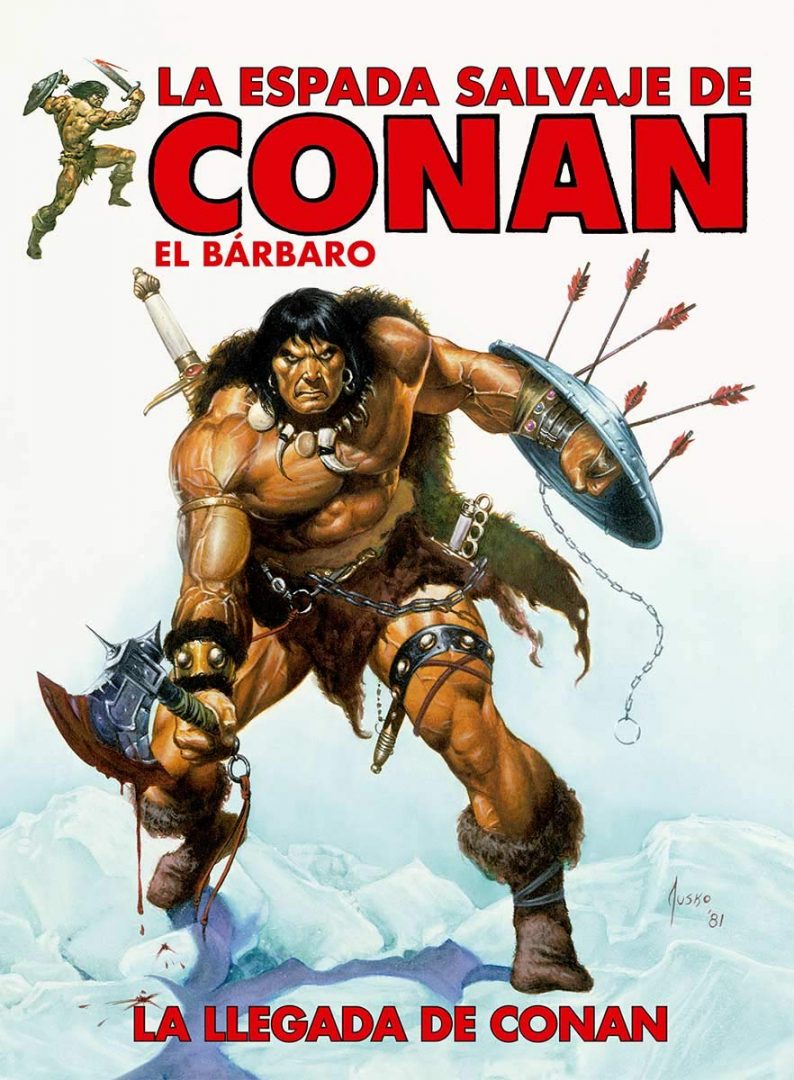 Comic La LLegada de Conan Panini La Espada Salvaje de Conan el Bárbaro Marvel Pasta Dura ESP