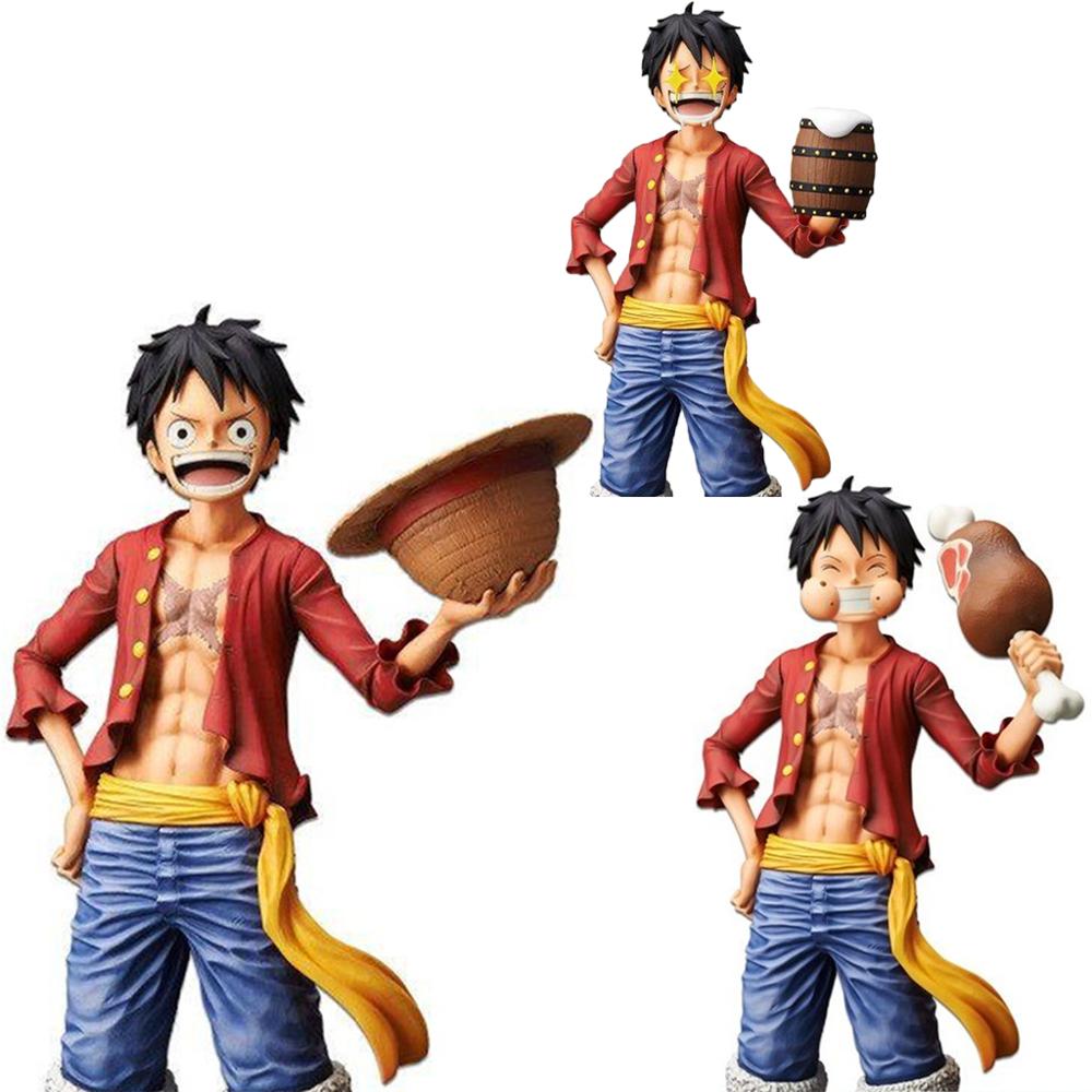 Figura Monkey D. Luffy Banpresto One Piece Anime Caras, Brazos Intercambiables (copia)