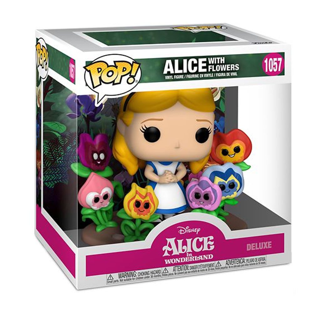 Figura Alice With Flowers Funko Pop Alice in Wonderland Disney Deluxe