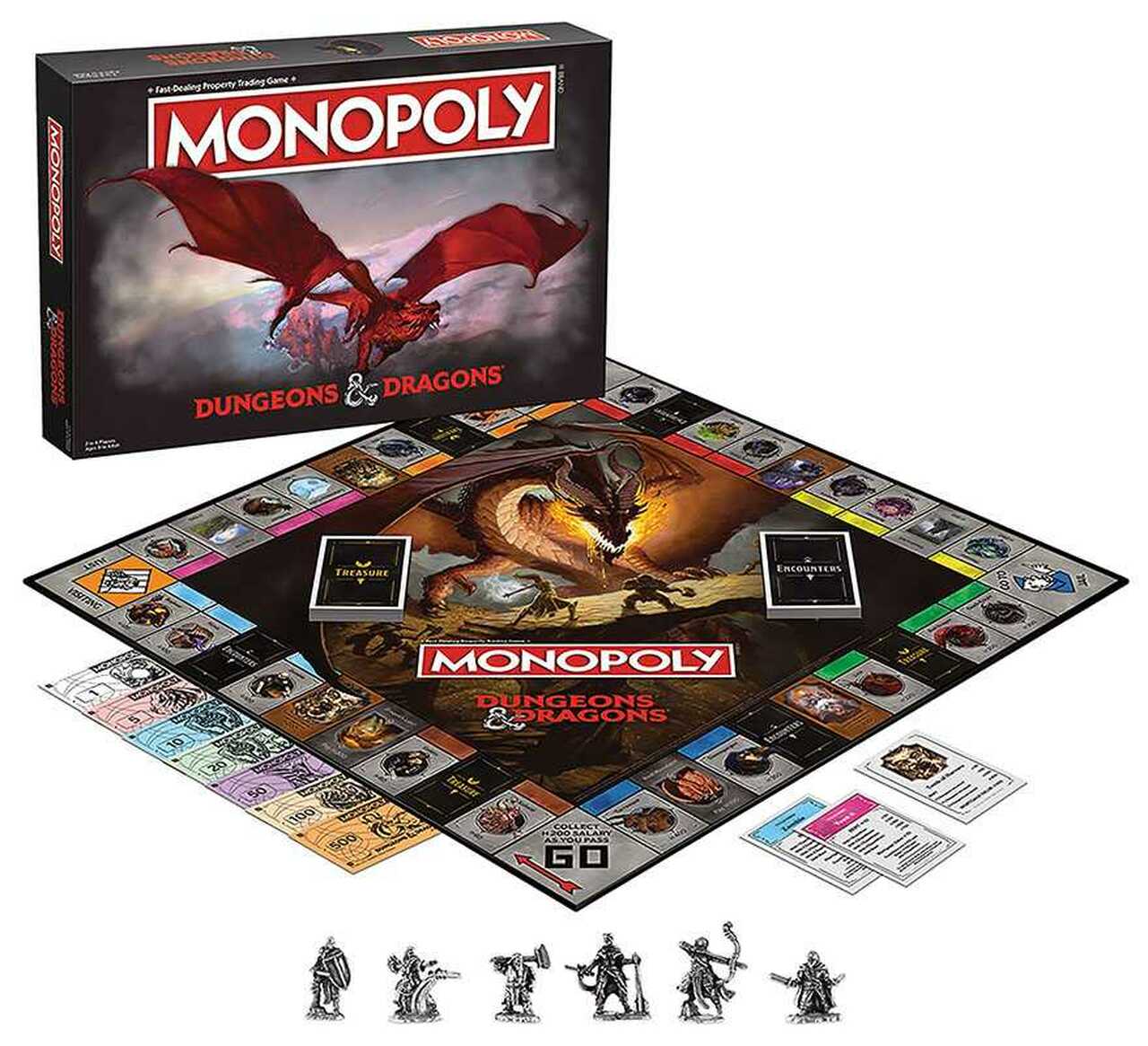 Monopoly Dungeons and Dragons Hasbro Iconos