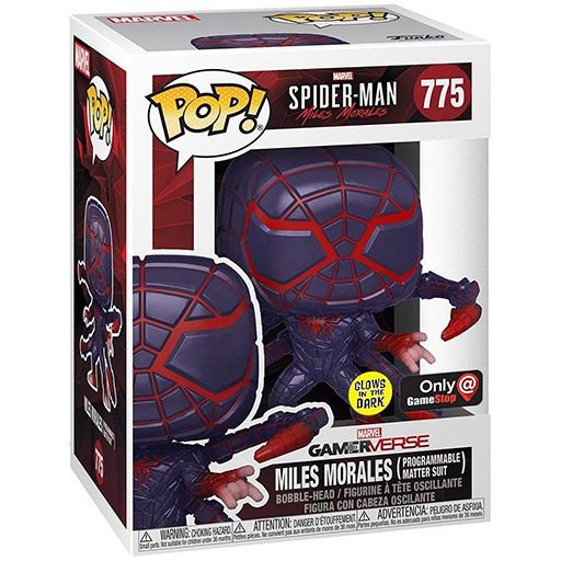 Figura Miles Morales (Programmable Matter Suit) Funko Pop Spiderman Videojuegos