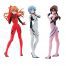 Set Figuras X 3 Asuka, Rei, Anayami PT Evangelion Anime