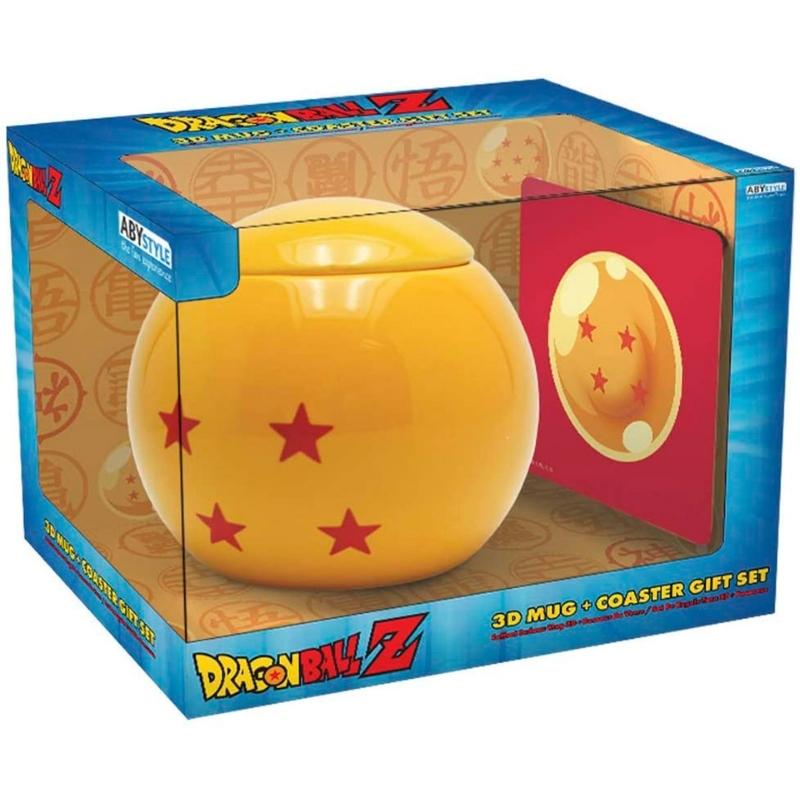 Set Mug y Porta Vasos Esfera del Dragon AbyStyle Dragon Ball Z Anime