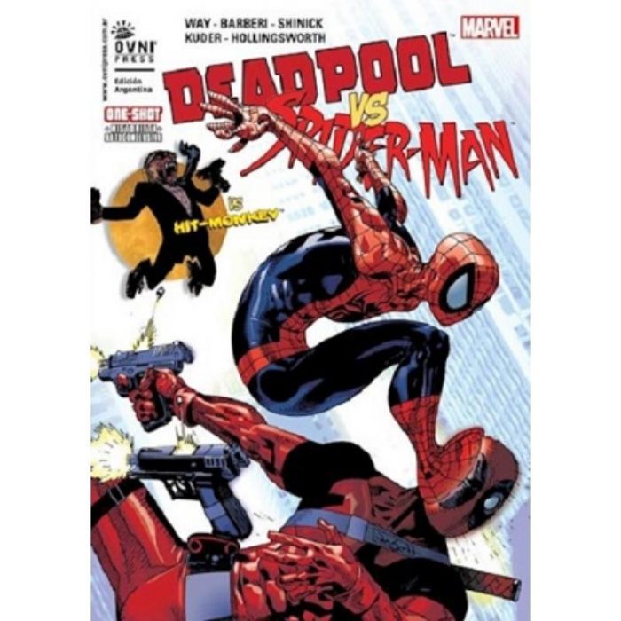 Comic DEADPOOL VS SPIDERMAN Ovni Marvel ESP