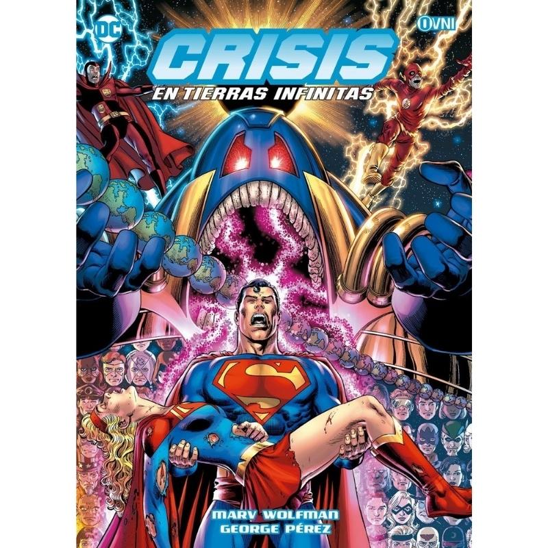 Comic Crisis en Tierras Infinitas Ovni Dc Comics Pasta Dura ESP