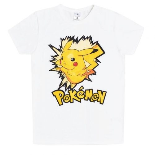 Camiseta Pikachu Infashion Xplod NYC Pokémon Anime Color Blanco Personaje Multicolor Talla S