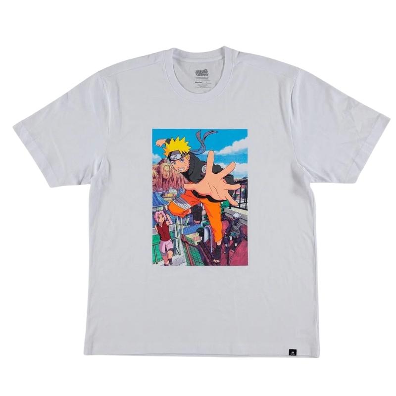 Camiseta Naruto, Sakura, Kakashi Mic Movies Anime Hombre Manga Corta Blanca Personajes Multicolor Talla S