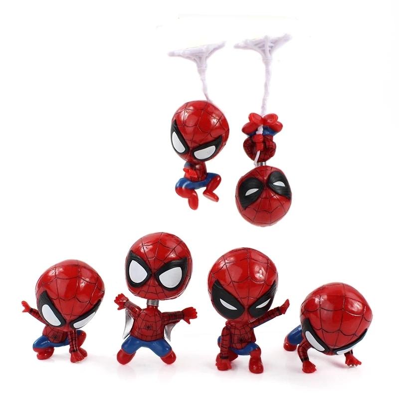 Figuras Cabezones Magneticos Spiderman PT Marvel X Unidad