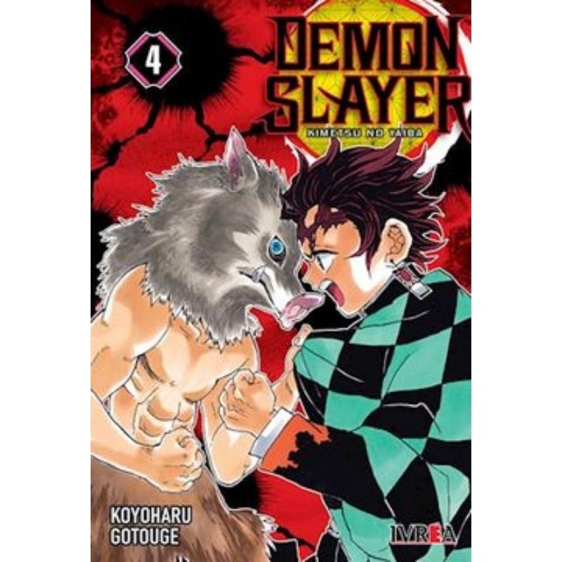 Manga Demon Slayer N.4 Ivrea Kimetsu no Yaiba Anime ESP