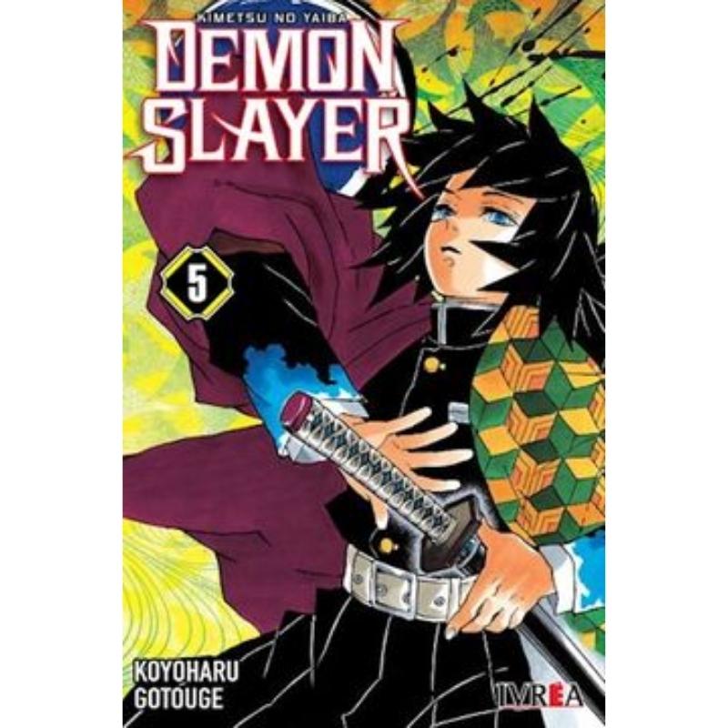 Manga Demon Slayer N.5 Ivrea Kimetsu no Yaiba Anime ESP