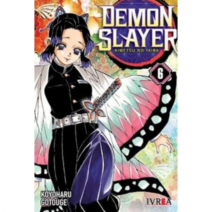 Manga Demon Slayer N.6 Ivrea Kimetsu no Yaiba Anime ESP