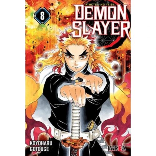 Manga Demon Slayer N.8 Ivrea Kimetsu no Yaiba Anime ESP