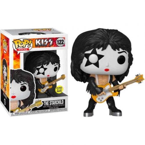Funko The Starchild Funko Pop Kiss Iconos Exclusivo Brilla en la Oscuridad