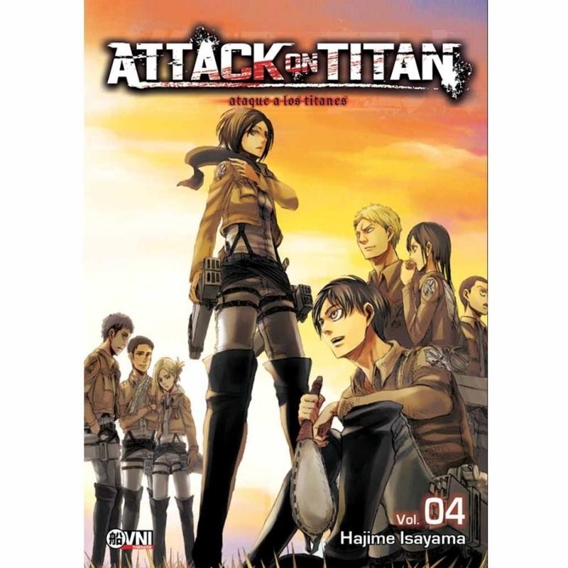 Manga Attack On Titan N.4 Ivrea Shingeki no Kyojin Anime ESP