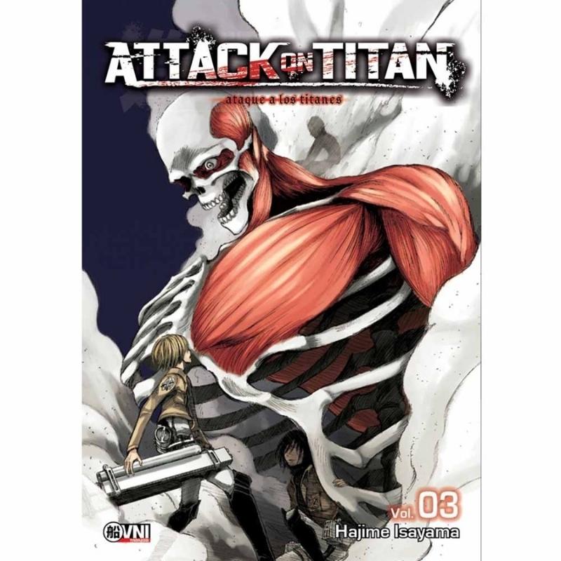 Manga Attack On Titan N.3 Ivrea Shingeki no Kyojin Anime ESP