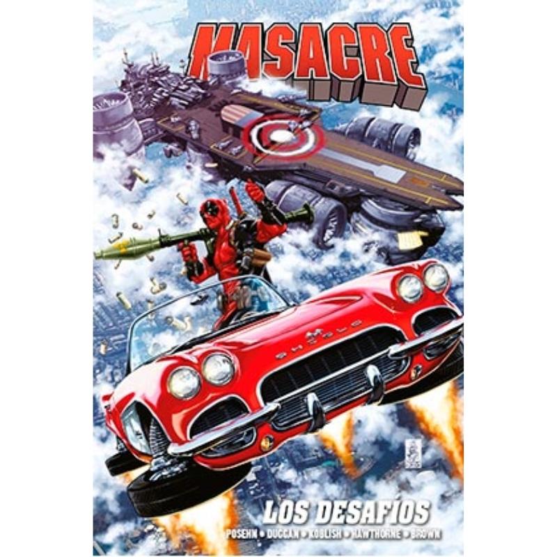 Comic DeadPool Los Desafios Panini Marvel ESP (Contiene Deadpool Vol.5, #20-26 y Deadpool: Dracula´s Gauntlet #1-7) Pasta Dura