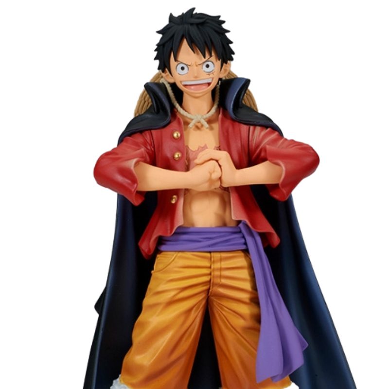Figura Luffy Bandai One Piece Anime Con capa Negra