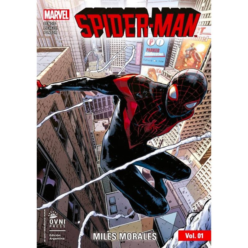Comic Spider-Man Miles Morles Ovni PRESS Spiderman Marvel Bendis, Pichelli, Ponsor