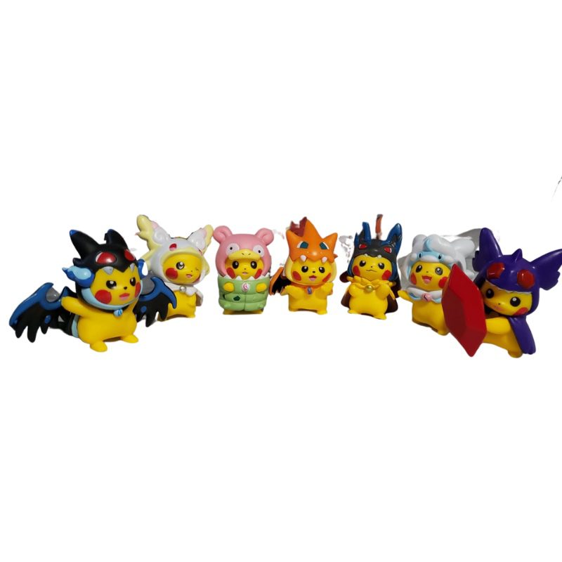 Figuras Pikachu disfrazado PT Pokémon Anime X Unidad
