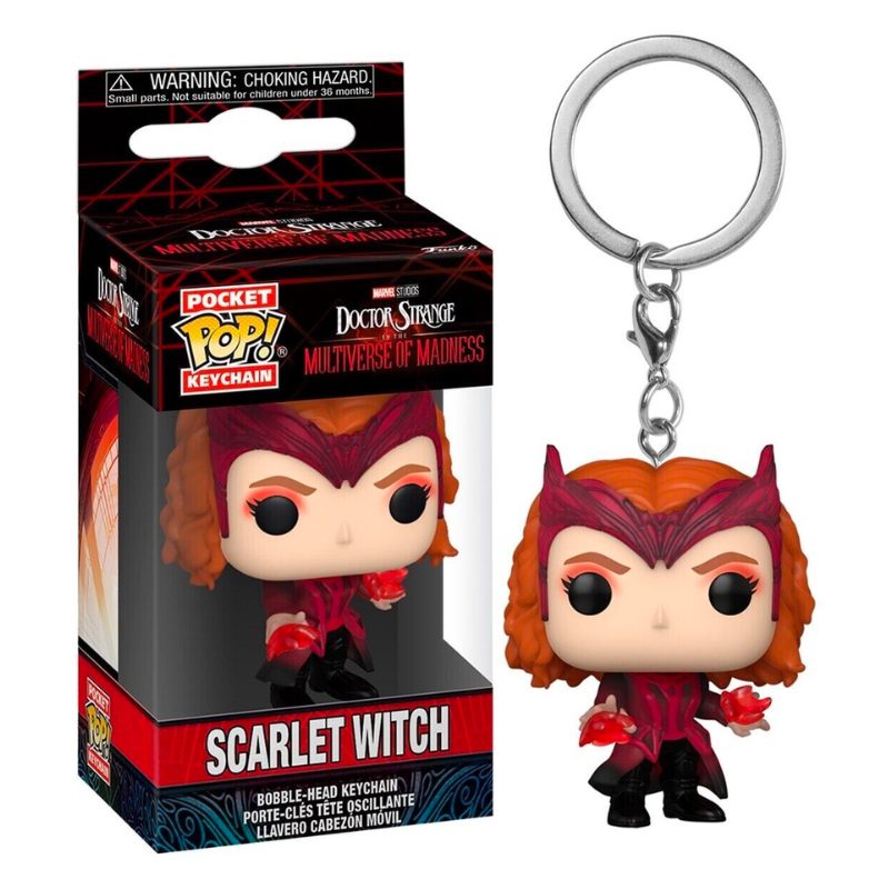 Llavero Scarlet Witch Funko Pocket Pop Doctor Strange Marvel In the Multiverse of Madness