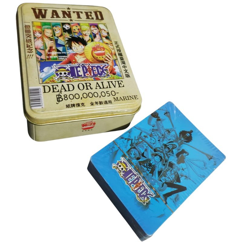 Cartas Poker One Piece Anime Estuche Metalico